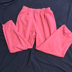 Pink Hollister joggers